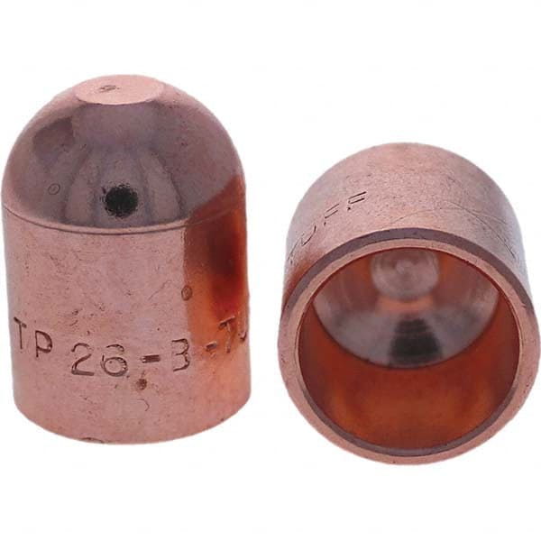 Tuffaloy - Spot Welder Tips For Use With: 6RW Cap Taper Electrode Holder Type: Female Cap B Nose (Dome) - Americas Industrial Supply