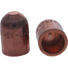 Tuffaloy - Spot Welder Tips For Use With: 5RW Cap Taper Electrode Holder Type: Female Cap B Nose (Dome) - Americas Industrial Supply