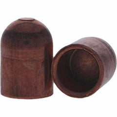 Tuffaloy - Spot Welder Tips For Use With: 5RW Cap Taper Electrode Holder Type: Female Cap B Nose (Dome) - Americas Industrial Supply