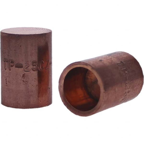 Tuffaloy - Spot Welder Tips For Use With: 5RW Cap Taper Electrode Holder Type: Female Cap C Nose (Flat) - Americas Industrial Supply