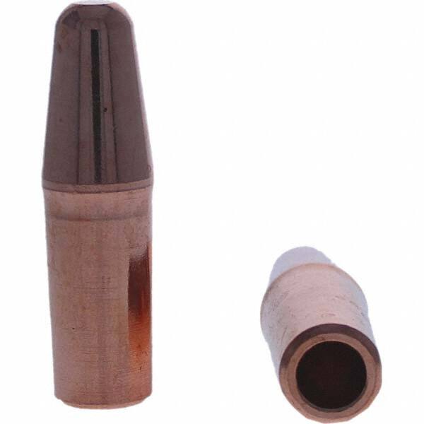 Tuffaloy - Spot Welder Tips For Use With: 4RW Electrode Holder Type: Straight Tip A Nose (Pointed) - Americas Industrial Supply