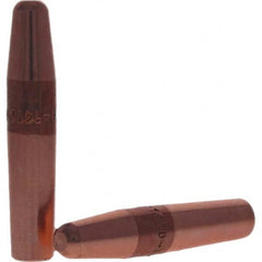 Tuffaloy - Spot Welder Tips For Use With: 4RW Electrode Holder Type: Straight Tip A Nose (Pointed) - Americas Industrial Supply