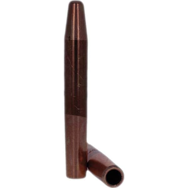 Tuffaloy - Spot Welder Tips For Use With: 4RW Electrode Holder Type: Straight Tip A Nose (Pointed) - Americas Industrial Supply