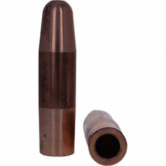 Tuffaloy - Spot Welder Tips For Use With: 7RW Electrode Holder Type: Straight Tip A Nose (Pointed) - Americas Industrial Supply