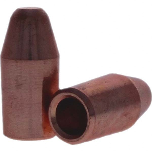 Tuffaloy - Spot Welder Tips For Use With: 4RW Electrode Holder Type: Straight Tip A Nose (Pointed) - Americas Industrial Supply