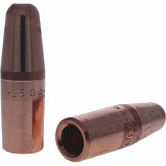 Tuffaloy - Spot Welder Tips For Use With: 7RW Electrode Holder Type: Straight Tip A Nose (Pointed) - Americas Industrial Supply