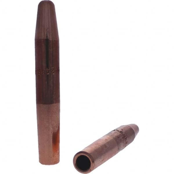 Tuffaloy - Spot Welder Tips For Use With: 4RW Electrode Holder Type: Straight Tip A Nose (Pointed) - Americas Industrial Supply
