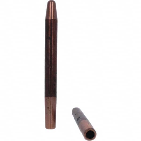 Tuffaloy - Spot Welder Tips For Use With: 4RW Electrode Holder Type: Straight Tip A Nose (Pointed) - Americas Industrial Supply