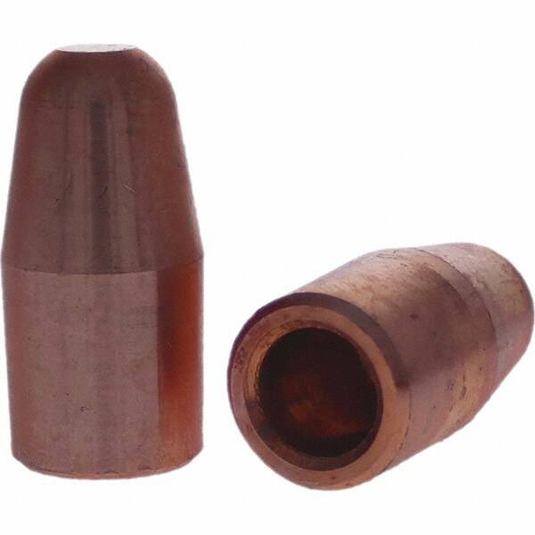 Tuffaloy - Spot Welder Tips For Use With: 5RW Electrode Holder Type: Straight Tip A Nose (Pointed) - Americas Industrial Supply