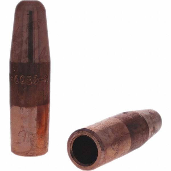 Tuffaloy - Spot Welder Tips For Use With: 5RW Electrode Holder Type: Straight Tip A Nose (Pointed) - Americas Industrial Supply