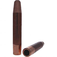 Tuffaloy - Spot Welder Tips For Use With: 5RW Electrode Holder Type: Straight Tip A Nose (Pointed) - Americas Industrial Supply