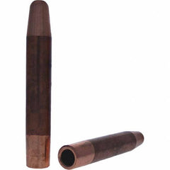 Tuffaloy - Spot Welder Tips For Use With: 5RW Electrode Holder Type: Straight Tip A Nose (Pointed) - Americas Industrial Supply