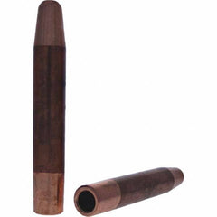 Tuffaloy - Spot Welder Tips For Use With: 7RW Electrode Holder Type: Straight Tip A Nose (Pointed) - Americas Industrial Supply