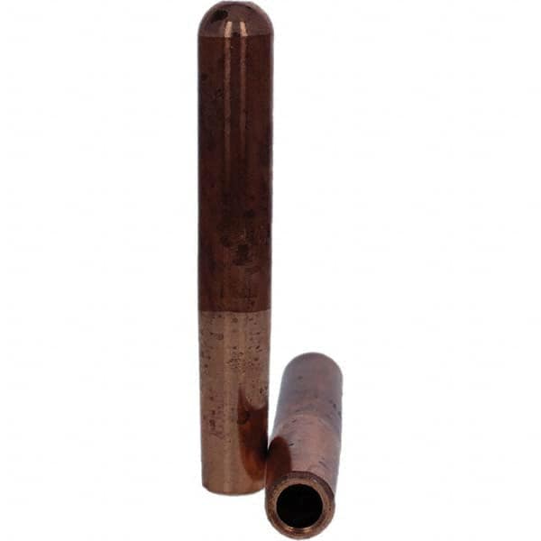 Tuffaloy - Spot Welder Tips For Use With: 4RW Electrode Holder Type: Straight Tip B Nose (Dome) - Americas Industrial Supply