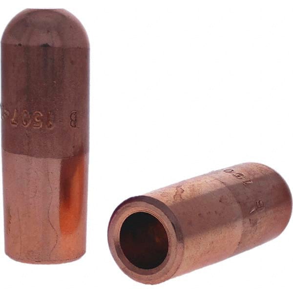 Tuffaloy - Spot Welder Tips For Use With: 5RW Electrode Holder Type: Straight Tip B Nose (Dome) - Americas Industrial Supply