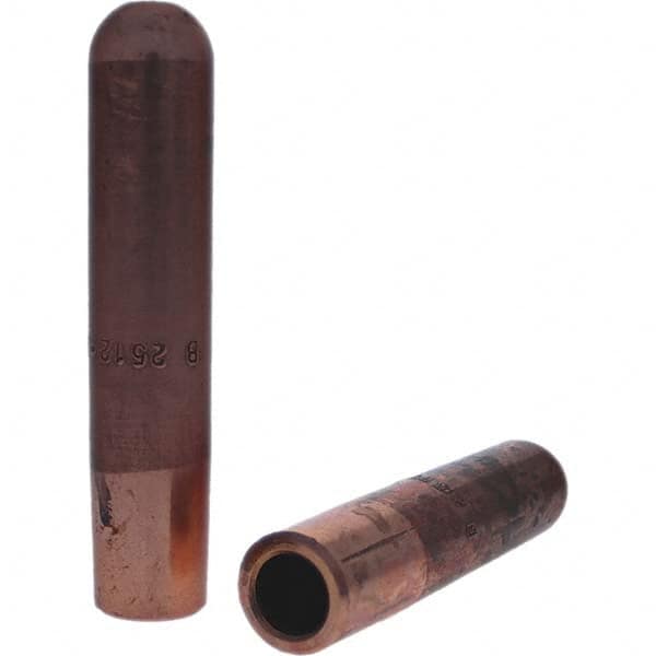 Tuffaloy - Spot Welder Tips For Use With: 6RW Electrode Holder Type: Straight Tip B Nose (Dome) - Americas Industrial Supply