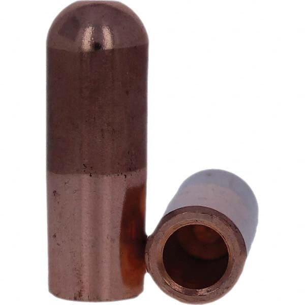 Tuffaloy - Spot Welder Tips For Use With: 5RW Electrode Holder Type: Straight Tip B Nose (Dome) - Americas Industrial Supply