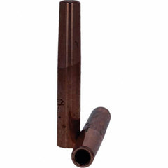 Tuffaloy - Spot Welder Tips For Use With: 4RW Electrode Holder Type: Straight Tip C Nose (Flat) - Americas Industrial Supply