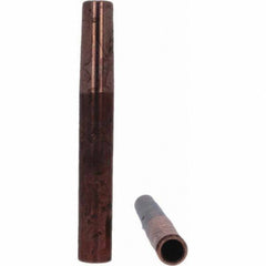 Tuffaloy - Spot Welder Tips For Use With: 4RW Electrode Holder Type: Straight Tip C Nose (Flat) - Americas Industrial Supply