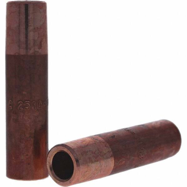 Tuffaloy - Spot Welder Tips For Use With: 5RW Electrode Holder Type: Straight Tip C Nose (Flat) - Americas Industrial Supply