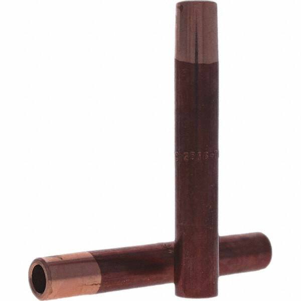 Tuffaloy - Spot Welder Tips For Use With: 5RW Electrode Holder Type: Straight Tip C Nose (Flat) - Americas Industrial Supply