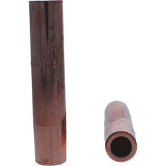 Tuffaloy - Spot Welder Tips For Use With: 6RW Electrode Holder Type: Straight Tip C Nose (Flat) - Americas Industrial Supply