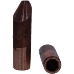 Tuffaloy - Spot Welder Tips For Use With: 5RW Electrode Holder Type: Straight Tip D Nose (Offset) - Americas Industrial Supply