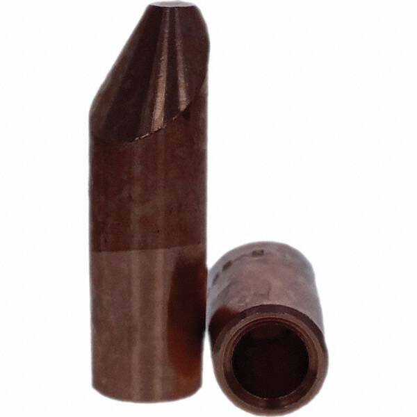 Tuffaloy - Spot Welder Tips For Use With: 5RW Electrode Holder Type: Straight Tip D Nose (Offset) - Americas Industrial Supply