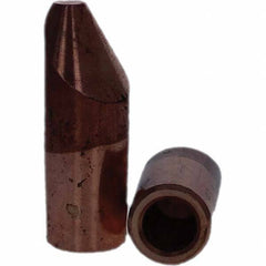 Tuffaloy - Spot Welder Tips For Use With: 5RW Electrode Holder Type: Straight Tip D Nose (Offset) - Americas Industrial Supply
