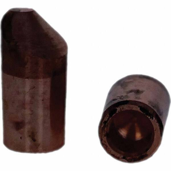 Tuffaloy - Spot Welder Tips For Use With: 5RW Electrode Holder Type: Straight Tip D Nose (Offset) - Americas Industrial Supply