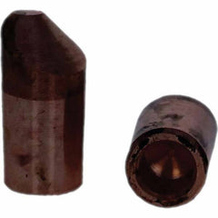 Tuffaloy - Spot Welder Tips For Use With: 5RW Electrode Holder Type: Straight Tip D Nose (Offset) - Americas Industrial Supply