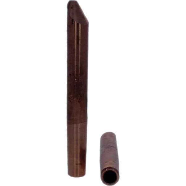 Tuffaloy - Spot Welder Tips For Use With: 4RW Electrode Holder Type: Straight Tip D Nose (Offset) - Americas Industrial Supply