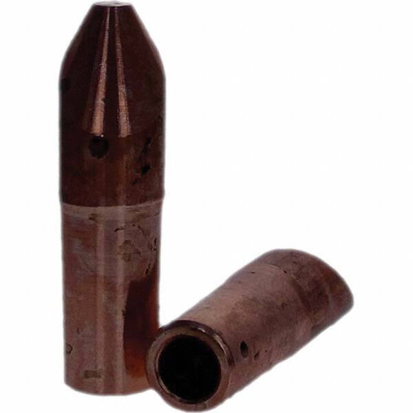 Tuffaloy - Spot Welder Tips For Use With: 4RW Electrode Holder Type: Straight Tip D Nose (Offset) - Americas Industrial Supply