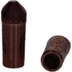 Tuffaloy - Spot Welder Tips For Use With: 4RW Electrode Holder Type: Straight Tip D Nose (Offset) - Americas Industrial Supply