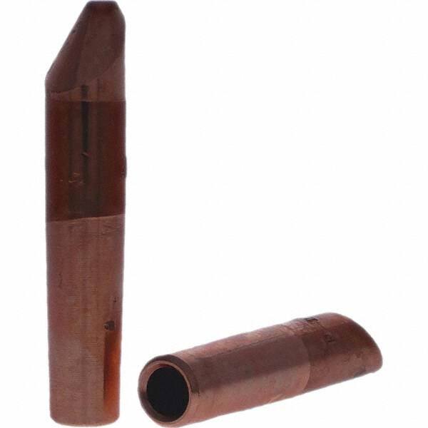 Tuffaloy - Spot Welder Tips For Use With: 4RW Electrode Holder Type: Straight Tip D Nose (Offset) - Americas Industrial Supply
