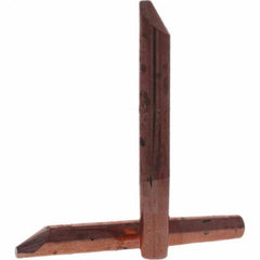 Tuffaloy - Spot Welder Tips For Use With: 4RW Electrode Holder Type: Straight Tip D Nose (Offset) - Americas Industrial Supply