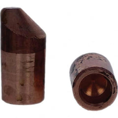 Tuffaloy - Spot Welder Tips For Use With: 5RW Electrode Holder Type: Straight Tip D Nose (Offset) - Americas Industrial Supply