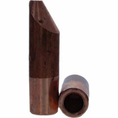 Tuffaloy - Spot Welder Tips For Use With: 5RW Electrode Holder Type: Straight Tip D Nose (Offset) - Americas Industrial Supply