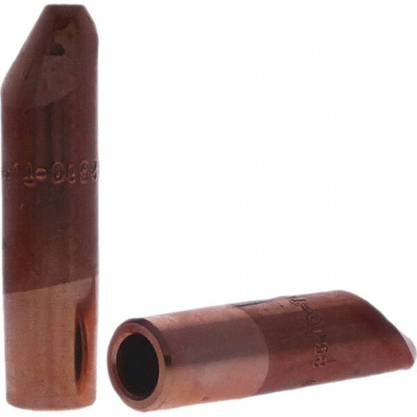 Tuffaloy - Spot Welder Tips For Use With: 5RW Electrode Holder Type: Straight Tip D Nose (Offset) - Americas Industrial Supply