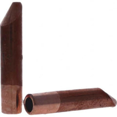 Tuffaloy - Spot Welder Tips For Use With: 5RW Electrode Holder Type: Straight Tip D Nose (Offset) - Americas Industrial Supply