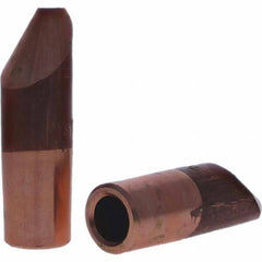 Tuffaloy - Spot Welder Tips For Use With: 6RW Electrode Holder Type: Straight Tip D Nose (Offset) - Americas Industrial Supply
