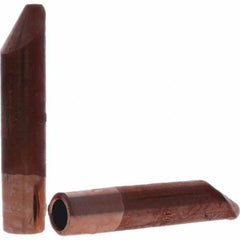 Tuffaloy - Spot Welder Tips For Use With: 6RW Electrode Holder Type: Straight Tip D Nose (Offset) - Americas Industrial Supply