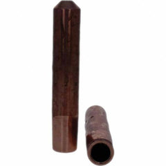 Tuffaloy - Spot Welder Tips For Use With: 6RW Electrode Holder Type: Straight Tip E Nose (Truncated) - Americas Industrial Supply