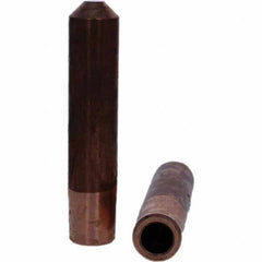 Tuffaloy - Spot Welder Tips For Use With: 4RW Electrode Holder Type: Straight Tip E Nose (Truncated) - Americas Industrial Supply