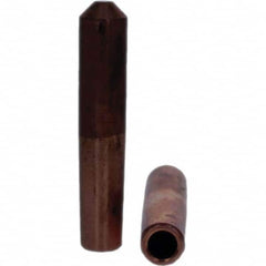 Tuffaloy - Spot Welder Tips For Use With: 4RW Electrode Holder Type: Straight Tip E Nose (Truncated) - Americas Industrial Supply