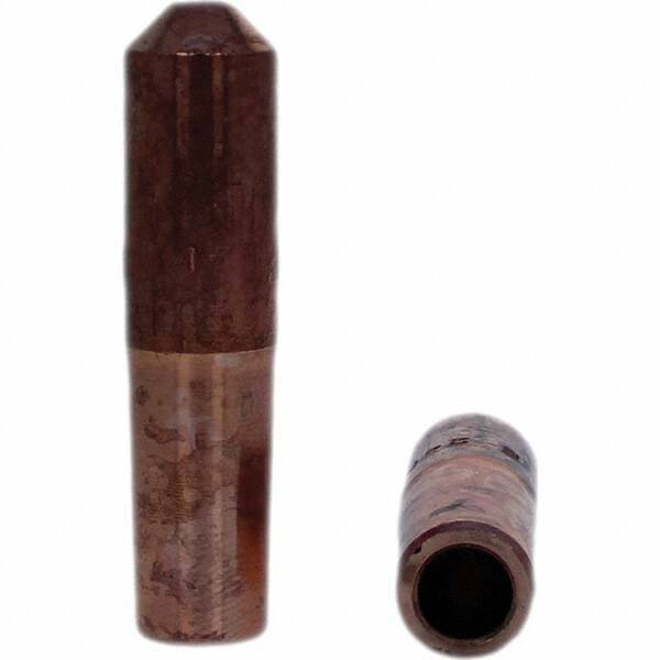 Tuffaloy - Spot Welder Tips For Use With: 4RW Electrode Holder Type: Straight Tip E Nose (Truncated) - Americas Industrial Supply