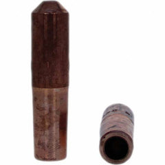 Tuffaloy - Spot Welder Tips For Use With: 4RW Electrode Holder Type: Straight Tip E Nose (Truncated) - Americas Industrial Supply