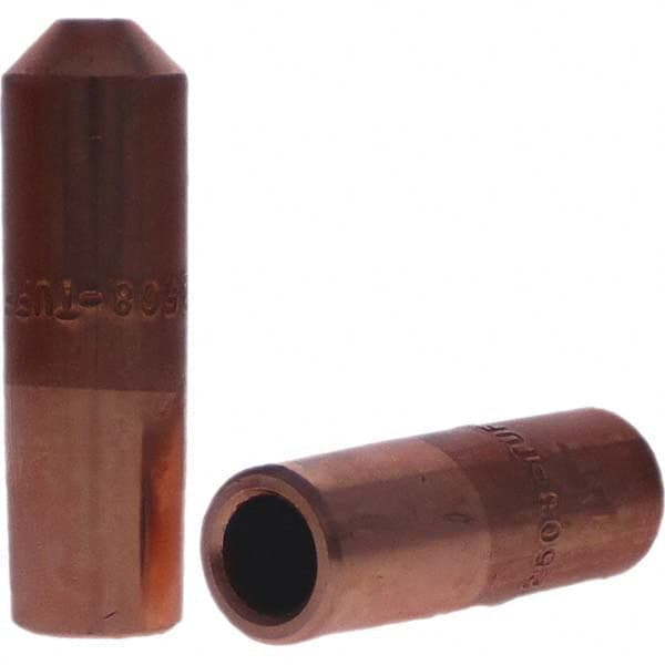 Tuffaloy - Spot Welder Tips For Use With: 6RW Electrode Holder Type: Straight Tip E Nose (Truncated) - Americas Industrial Supply
