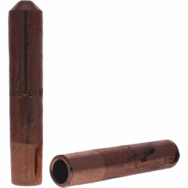 Tuffaloy - Spot Welder Tips For Use With: 5RW Electrode Holder Type: Straight Tip E Nose (Truncated) - Americas Industrial Supply