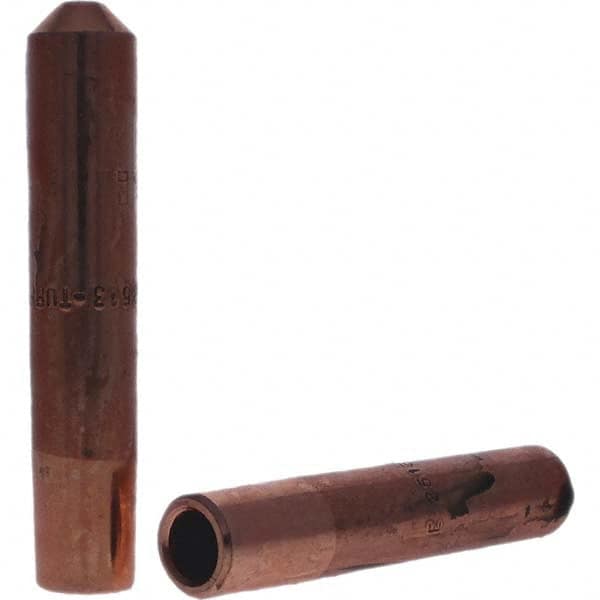 Tuffaloy - Spot Welder Tips For Use With: 7RW Electrode Holder Type: Straight Tip E Nose (Truncated) - Americas Industrial Supply